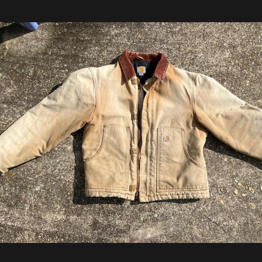 SOLD 
VINTAGE CARHARTT ARCTIC JACKET IN TAN